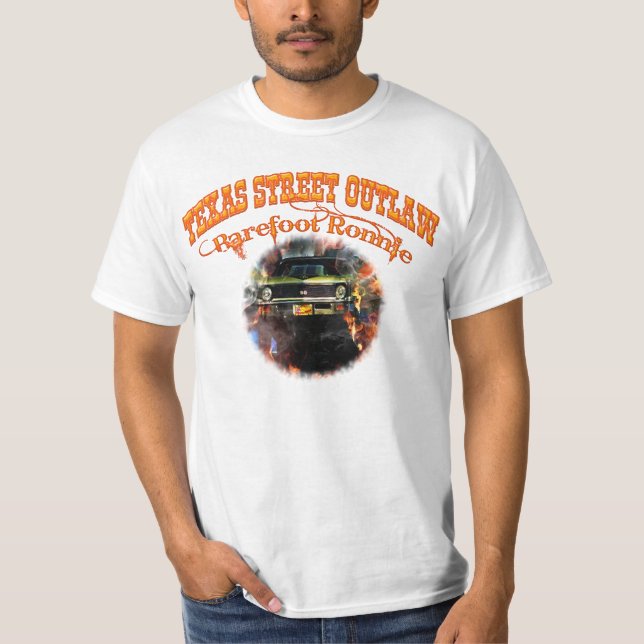 "Barefoot Ronnie" 71 Green Yenko Nova Front/Back T-Shirt (Front)