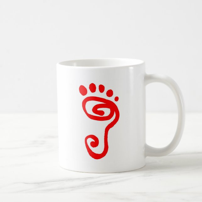 Barefoot Runner Coffee Mug (Right)