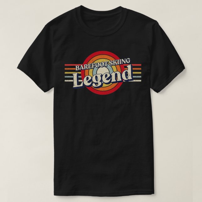 Barefoot SkiingBarefooting Funny Barefoot Skier  T-Shirt (Design Front)