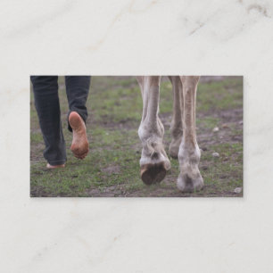 Barefoot trimmer business card