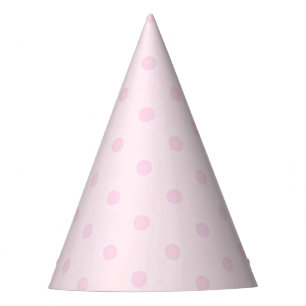 Barely Pink Dots Party Hat