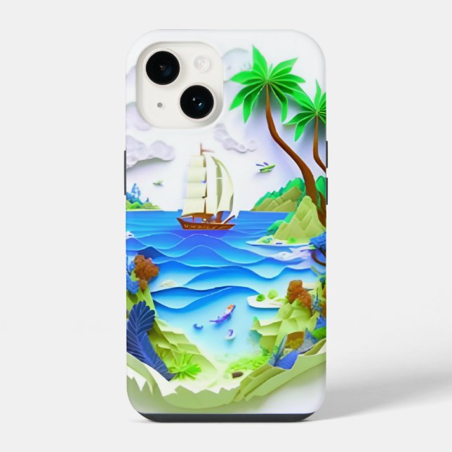 Barely There Colour Splash iPhone 14 Case by Case- (Back)