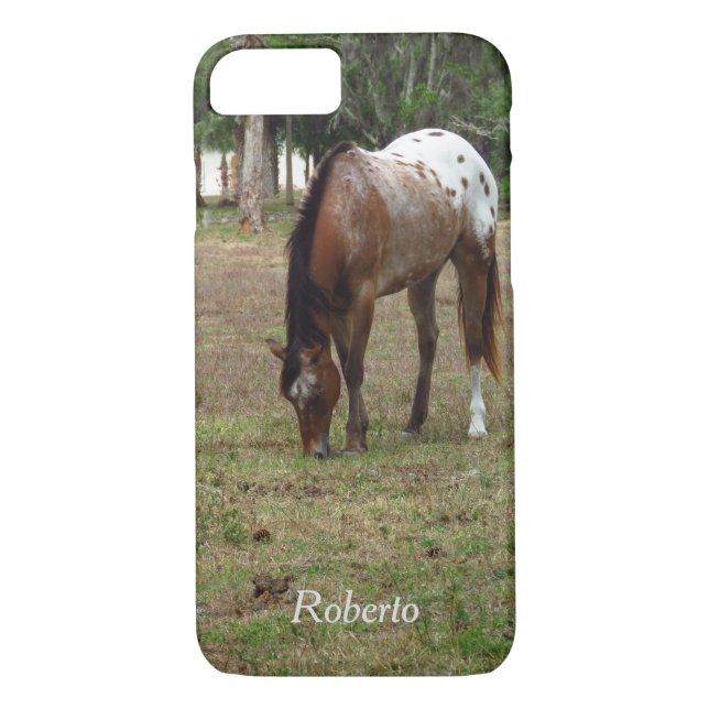 Barely There iPhone 8/7 Case with Palomino Horse (Back)
