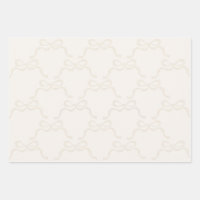 Barely There Modern Cream Ribbons Bows 