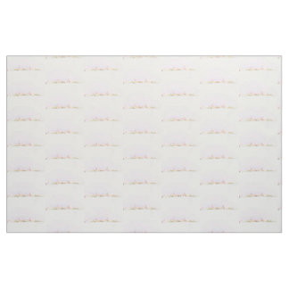 Barely There Pink Abstract Landscape Fabric