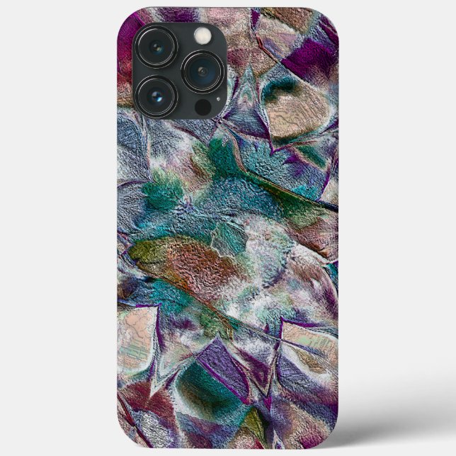 Barely visible flower drawing in very porous style Case-Mate iPhone case (Back)