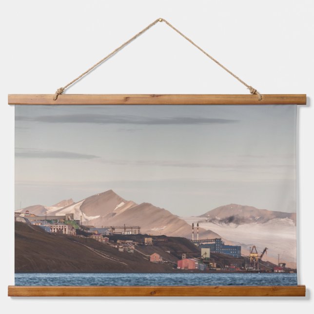 Barentsburg Svalbard Hanging Tapestry (Front)
