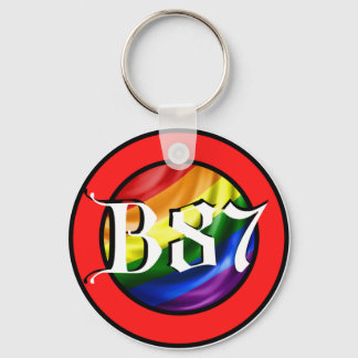 Bareth87 Pride Logo Key Ring