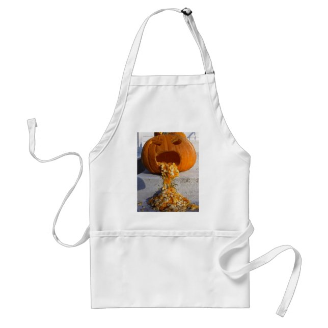 Barfing Pumpkin Standard Apron (Front)