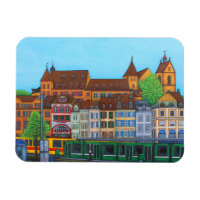Barfüsserplatz Rendez-vous Magnet by Lisa Lorenz