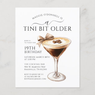 BARGAIN A Tini Bit Older Martini 19th Birthday