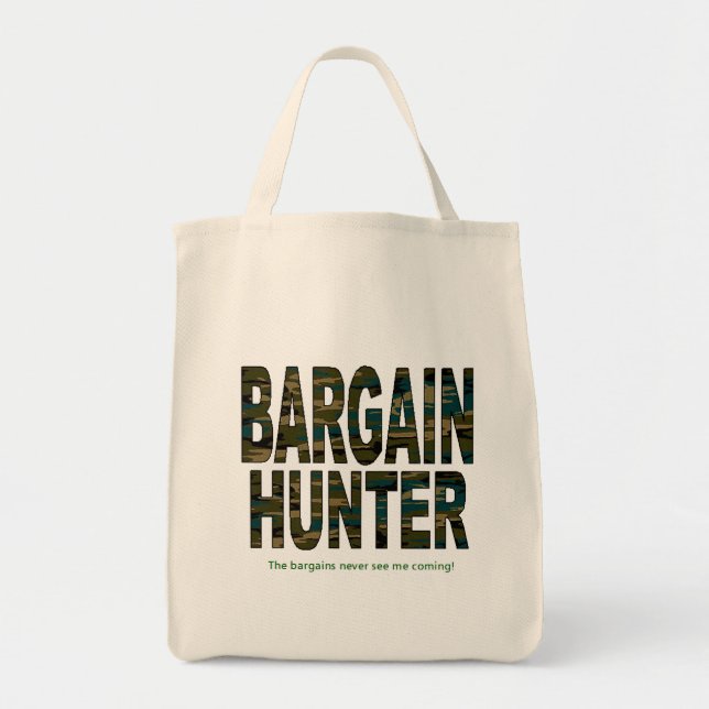 Bargain Hunter Tote Bag (Front)