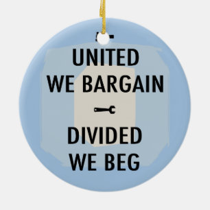 Bargain or Beg III Ceramic Tree Decoration