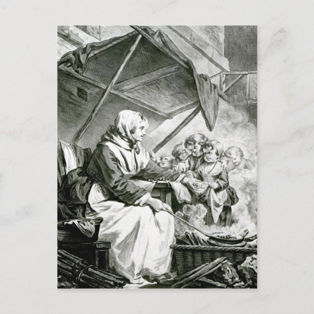 Bargaining Over Chestnuts Postcard (Front)