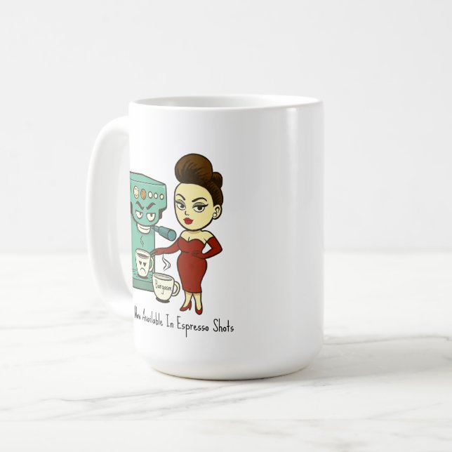 Bargasm: Now Available In Espresso Shots Mug (Front Left)