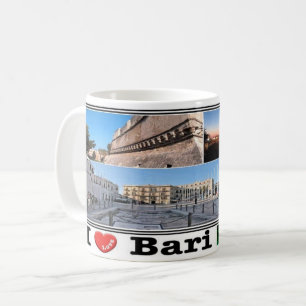 Bari by night - Apulia - Panorama - Sea View Coffee Mug