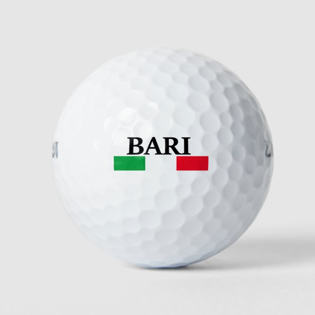 Bari Italy Golf Balls (Front)