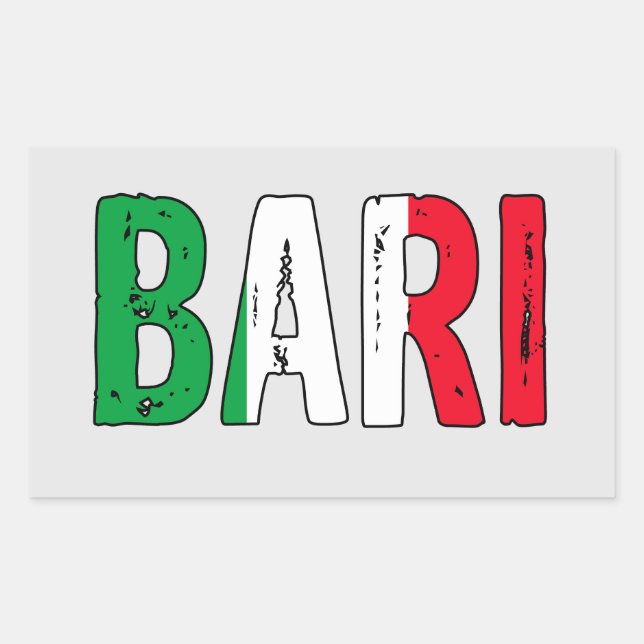 Bari Italy Rectangular Sticker (Front)