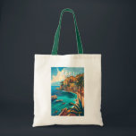 Bari Italy Travel Art Vintage Tote Bag<br><div class="desc">Bari retro vector travel design. Bari is a port city on the Adriatic Sea,  and the capital of southern Italy’s Puglia region.</div>