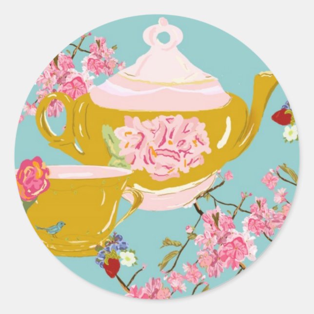 Bari J. Tea Party Stickers (Front)