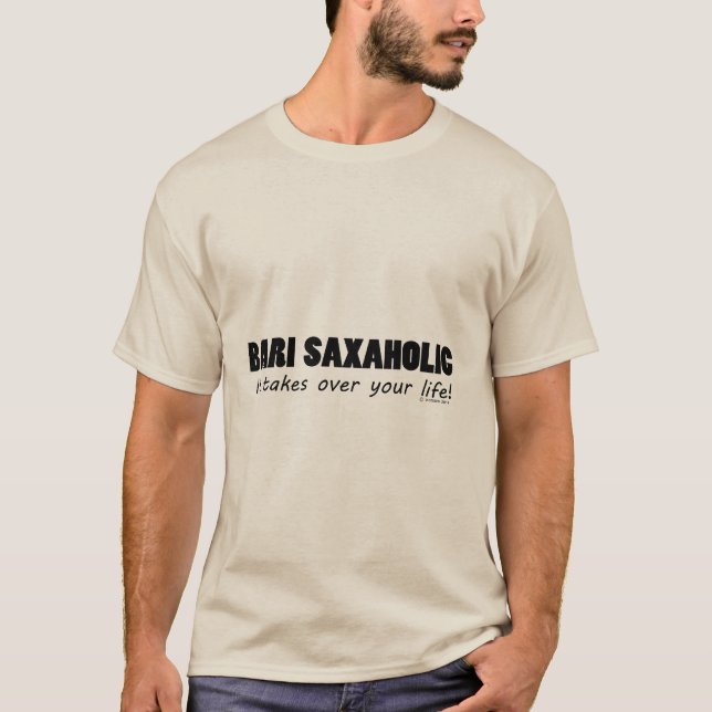 Bari Saxaholic Life T-Shirt (Front)