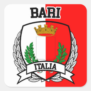 Bari Square Sticker