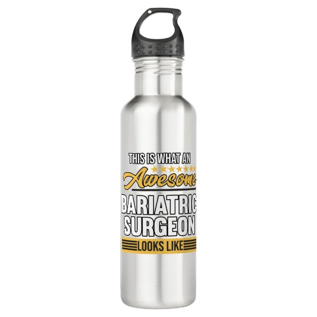 Bariatric Surgeon Surgery Medical Doctor Neurology 710 Ml Water Bottle (Front)