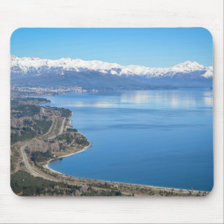 Bariloche Aerial View In Winter Mouse Mat