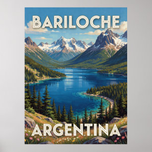 Bariloche Argentina Patagonia Mountain Escape Poster