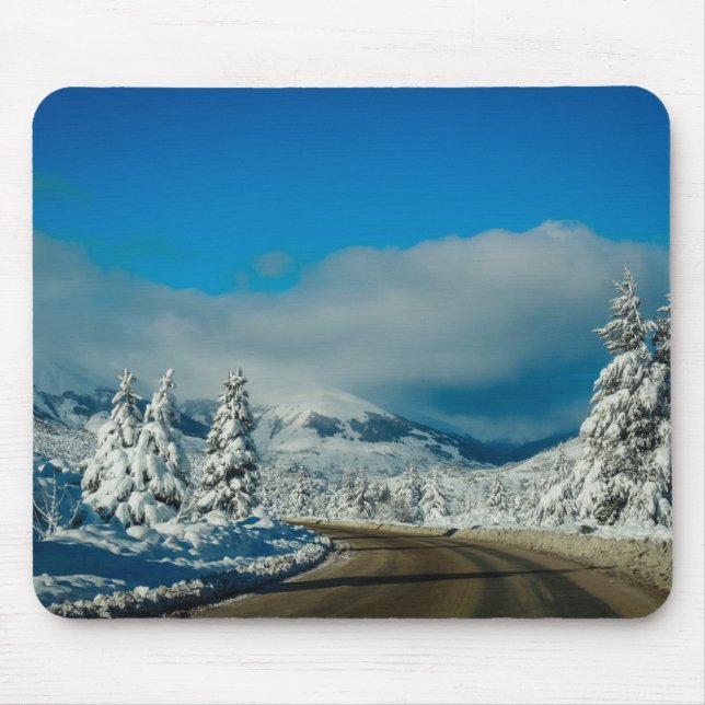 Bariloche, Road To Ski Resort Mouse Mat (Front)