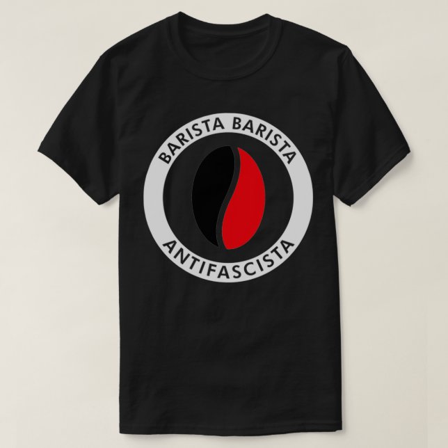 Barista Antifascista 8 T-Shirt (Design Front)