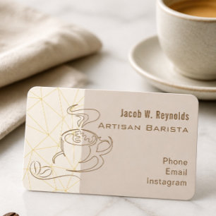 Barista Business Card