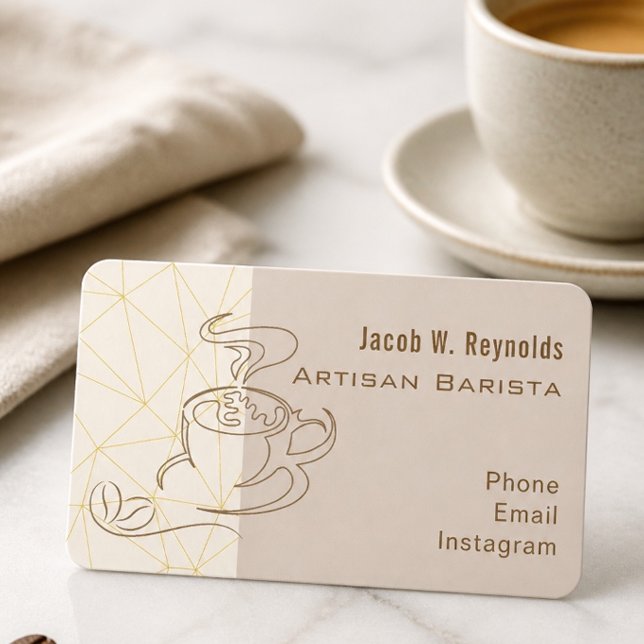 Barista Business Card (Creator Uploaded)
