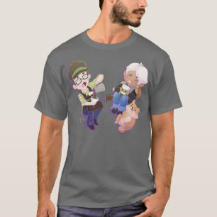 Barista Busker and Shiba T-Shirt