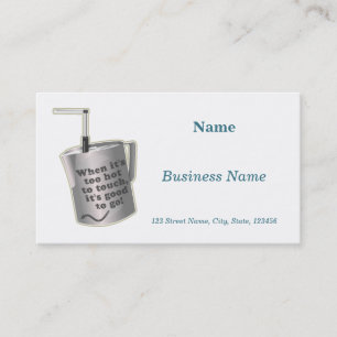  Barista cafe milk warming jug Business Card