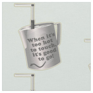 Barista cafe milk warming jug Fabric