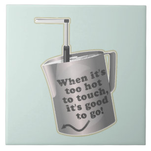  Barista cafe milk warming jug Tile