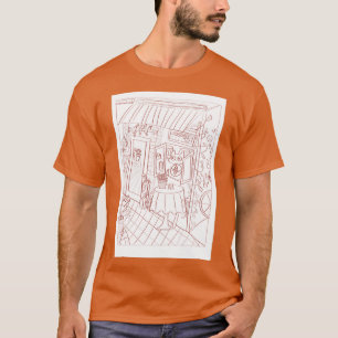 Barista cat without colour T-Shirt