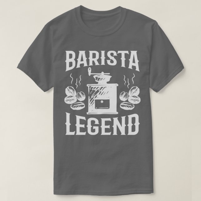 Barista Coffee Coffeemaker 7 T-Shirt (Design Front)