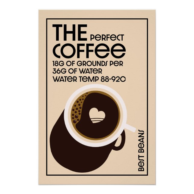 Barista Coffeeshop Poster (Front)