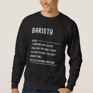 Barista Definition Shirts Funny Job Title