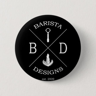 Barista Designs 6 Cm Round Badge
