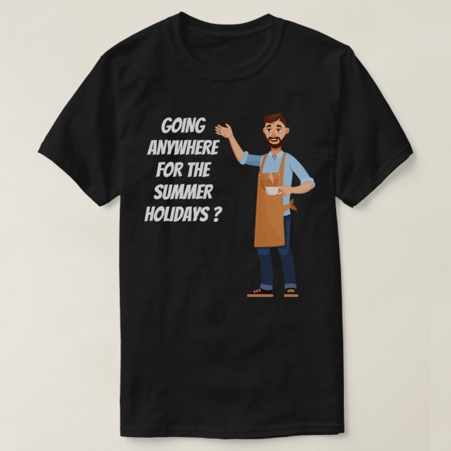 Barista Greeting T-Shirt (Design Front)
