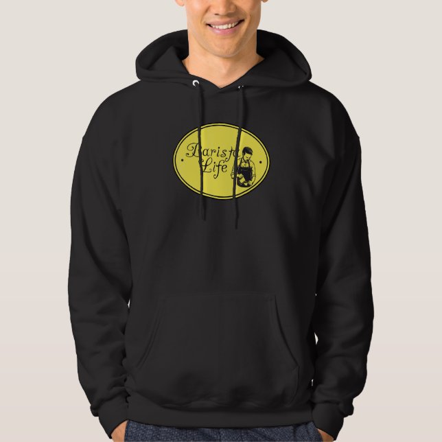 Barista Life Coffee Maker Espresso Homebarista Fil Hoodie (Front)