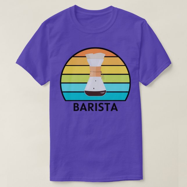 Barista Retro Design 7 T-Shirt (Design Front)
