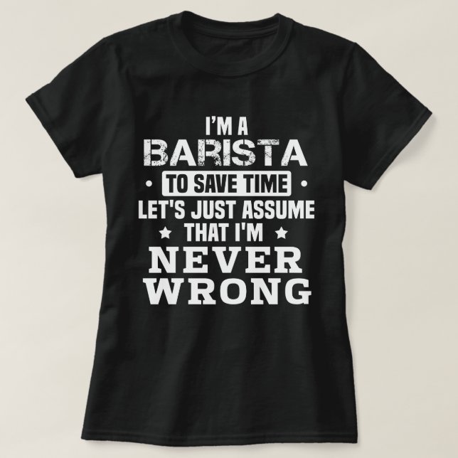Barista T-Shirt (Design Front)