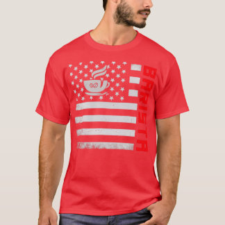 Barista US Flag Mask 2 T-Shirt
