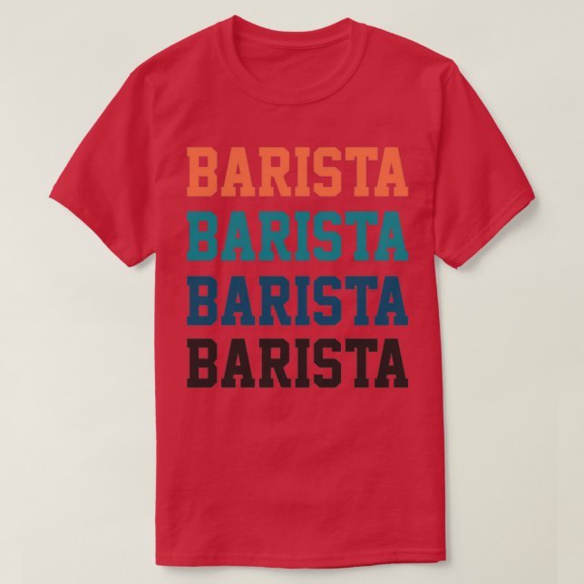 Barista Vintage T-Shirt (Design Front)