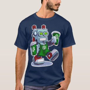 BaristaBot 9000 Robot 2 T-Shirt