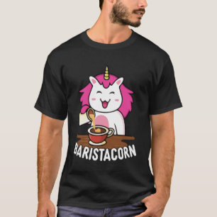 Baristacorn  Barista Unicorn Coffeemaker T-Shirt